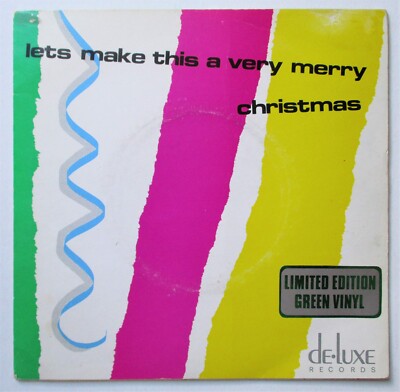 Jordan Cole - 7'' - Lets Make This A Very Merry Christmas - Green Vinyl - G/F  EX