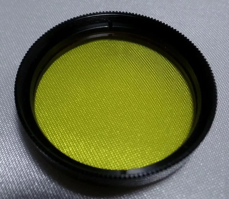 a Yellow 2x LZOS 40.5x0.5mm Vintage Light Filter 40.5mm mount of lens 0445
