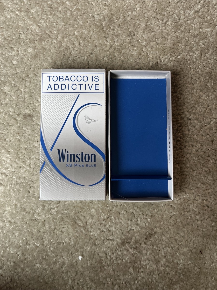 Winston 6 Cigarette Pack W Match Box EMPTY