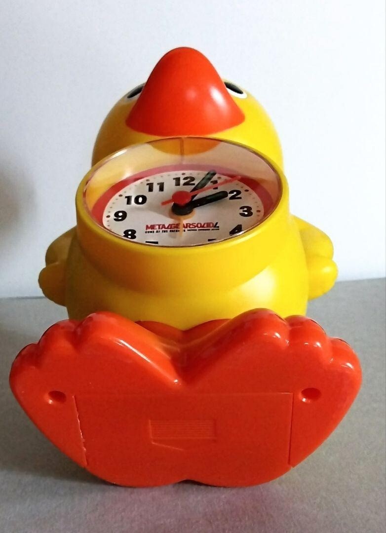 NIB Ga Ko Alarm Clock Metal Gear Solid 4 MGS4 NEW Japan Duck F/S