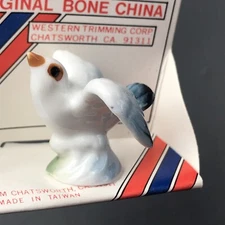 1980s Westrim Seagull Bird Original Bone China Figurine New NOS 1" Tall