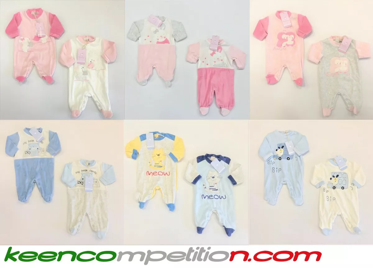 PASTELLO BATUFFOLINI TUTINA CINIGLIA MORBIDA BABY NEONATO