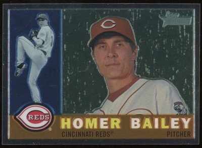 2009 Topps Heritage High Chrome (1:3) #CHR116 Homer Bailey Reds /1960