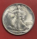 1936 P Walking Liberty Silver Half Dollar, Choice to Gem Uncirculated.