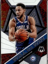 2019-20 Panini Mosaic #15 Ben Simmons Will to Win