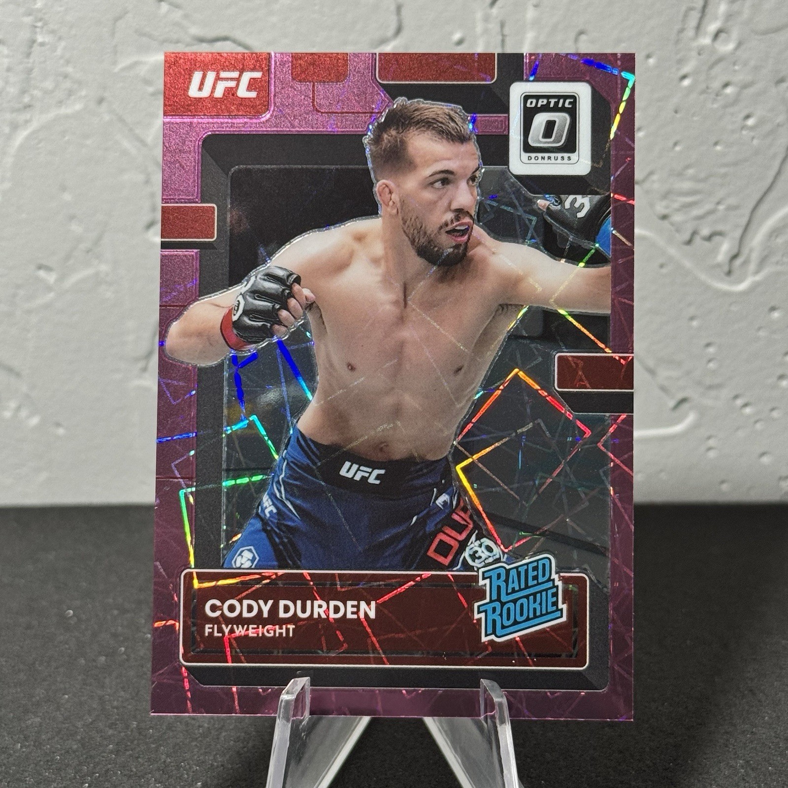 2023 Donruss Optic UFC Cody Durden #142 Pink Velocity /79 RC
