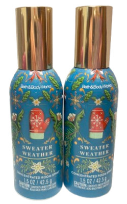 Bath & Body Works 2x SWEATER WEATHER Room Sprays Spray ~ FREE SHIPPING