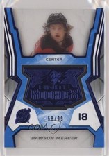 2021-22 SPx Finite Rookies Platinum 58/99 Dawson Mercer #F-41 10ft