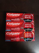 NIB 3 Colgate Toothpaste with Charcoal Cool Mint Paste 4.2 oz ea. Free Ship