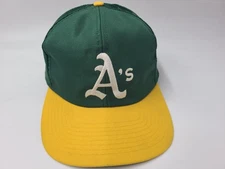 Vintage Oakland Athletics A's Twins Enterprise Mesh Trucker Snapback Hat Cap MLB