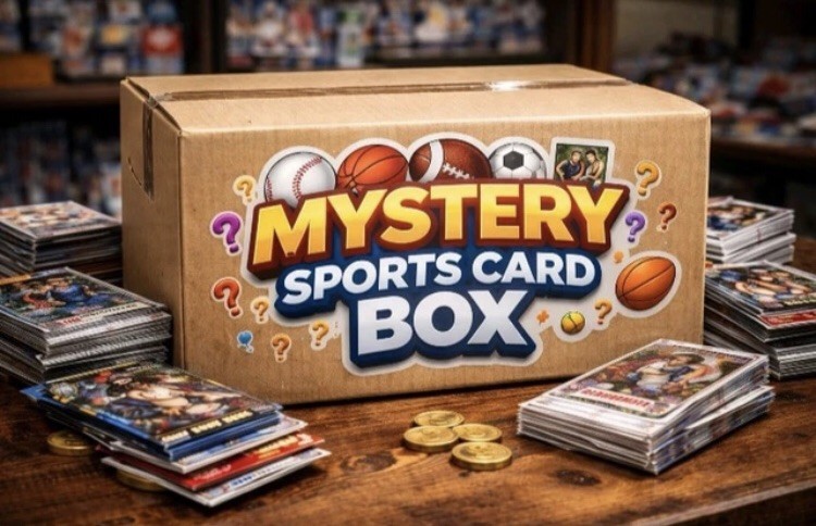 Auction Mystery Box – Baseball, Football, Basketball GREATER THAN PRICE WON!