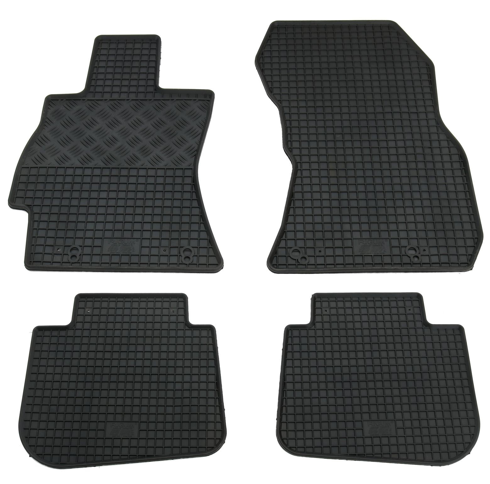 Gummi FußMatten FüR Subaru Legacy 5 Bm/Br 2009-2014 Passform Gummimatten Matten-image