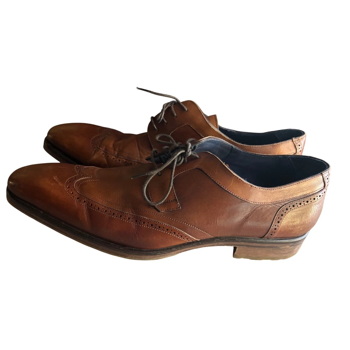 Mezlan Alexander Oxford‎ Shoes Men Size 11 M Tan Brown Wingtip Lace Up Low Dress MEZLAN Alexander Men main image 3