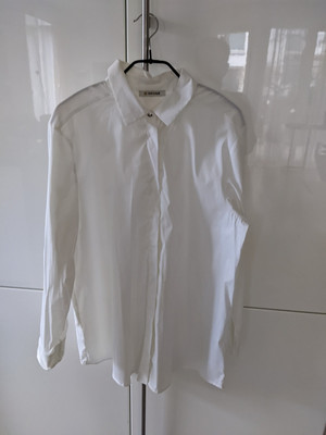 Rich & Royal Damen Oberteil Gr. 38 Weiß NEU Baumwolle Oberteil Bluse Blouse Top