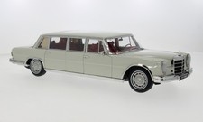 NZG B66040708 - 1/18 - Mercedes 600 Pullman (W100), hellgrau, 1963 - Neu