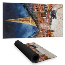 Begin Home Decor C1DM1531SK67DZ 16 x 32 in. Illuminated Paris Desk Mat - Blue...