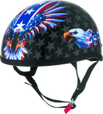 Bikers Choice Skid Lids Flame Fits Eagle Original Helmet 2XL - DOT Approved