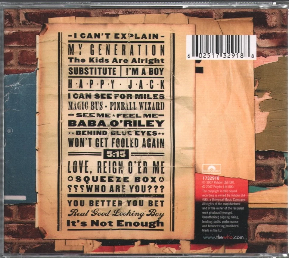 Who Then And Now CD Europa Polydor 2007 1732918 - Bild 2 von 2