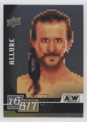 2022 Upper Deck Allure AEW 16 Bit Adam Cole #B-13 0ss1