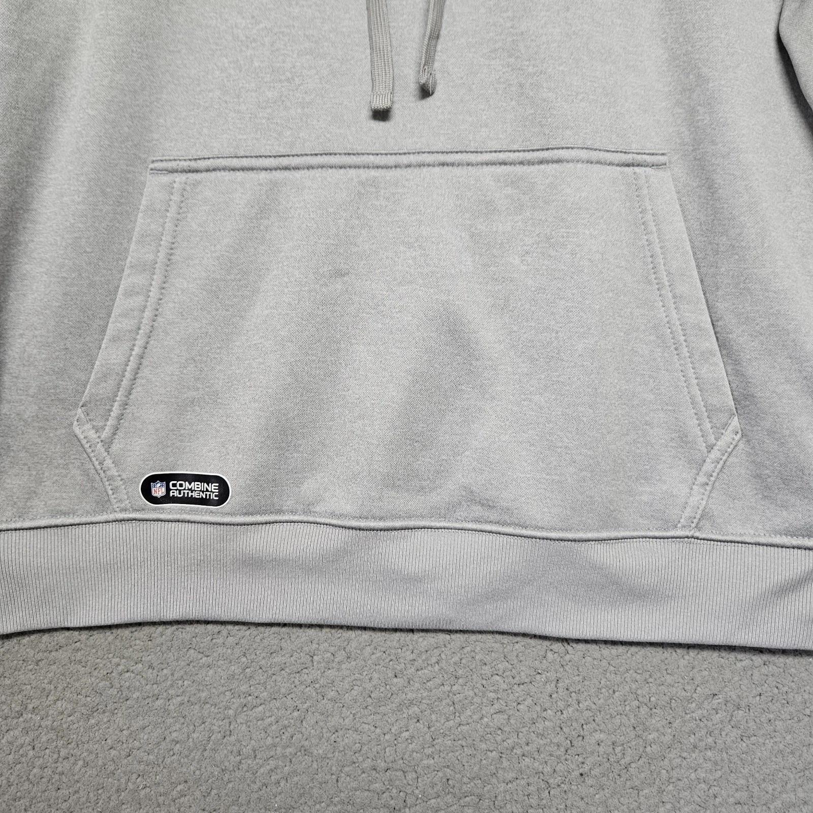 VETEMENTS Felpa con cappuccio Dallas Cowboys uomo grande grigia abbigliamento squadra combinazione NFL tasca canguro