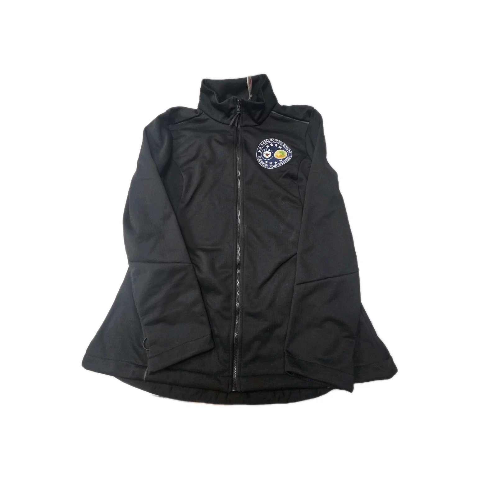 Black Port Authority Jacket With U.S. Naval Forces Europe Africa image 1