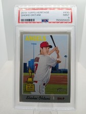 2019 Topps Heritage Shohei Ohtani PSA 9 Mint #430 All Star Rookie Cup Angels MLB