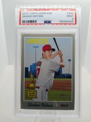 2019 Topps Heritage Shohei Ohtani PSA 9 Mint #430 All Star Rookie