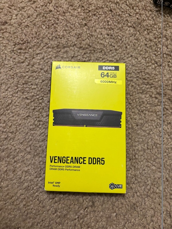 CORSAIR Vengeance DDR5 RAM 64GB (2x32GB) 6000MHz CL38 Intel XMP iCUE Compatible 