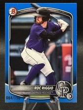 2025 Bowman Draft BD-19 Roc Riggio Blue Border Colorado Rockies