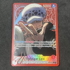 Trafalgar Law OP14-001 Leader Alt Art OP-14 The Azure Seas Seven One Piece TCG