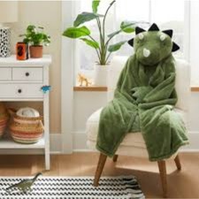    Dinosaur Kids' Hooded Towel, Kids, Animals