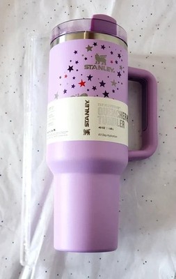 2024 Stanley Purple Stars Edition Tumbler   40oz Insulated Travel Cup
