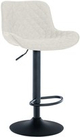 Barhocker Minosa Stoff Creme