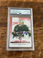 Jesper Wallstedt IP Signed SP Authentic RC Card Psa Dna Slab Wild Autographed