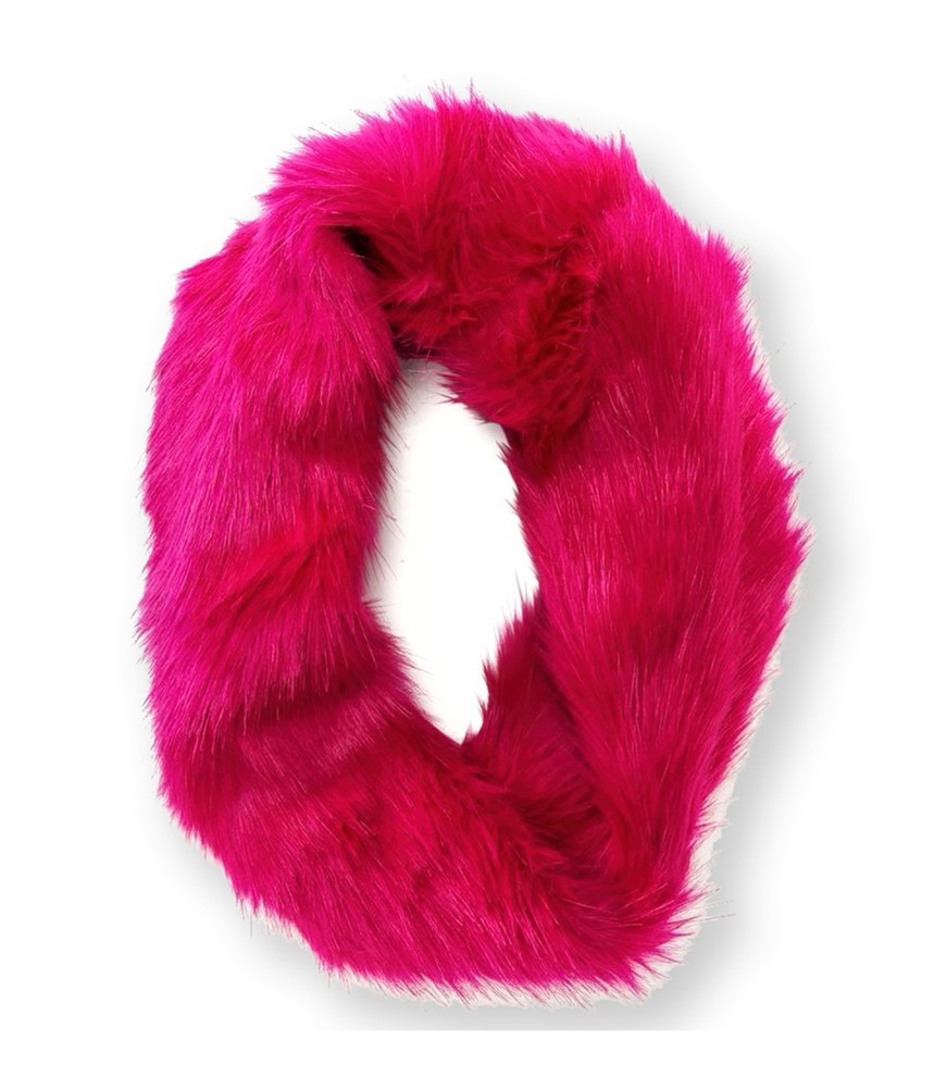 Женский бесконечный шарф-накидка из искусственного меха Aeropostale фиолетовый короткий до 57 дюймов 4590₽