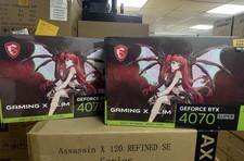 MSI GeForce RTX 4070 SUPER 12GB GPU GAMING X SLIM MLG Graphics card