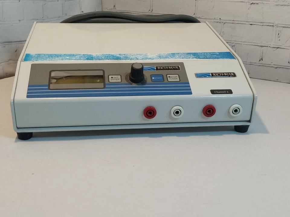 Rich-Mar Theramini 1 EMS Electrical Muscle Stim Console w/ Leads & 12 Electrodes - Image 3 of 4