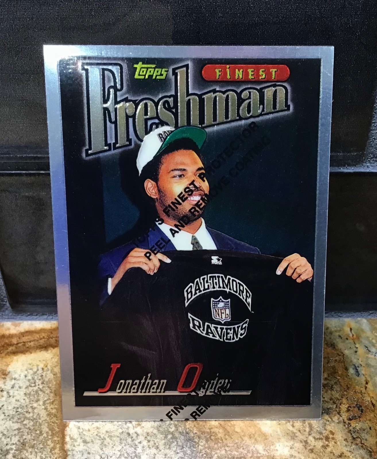 1996 Finest Jonathan Ogden Baltimore Ravens RC #308 HOF 