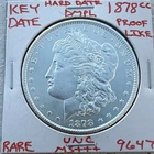 1878 CC BU GEM MORGAN SILVER DOLLAR UNC MS+++ DMPL U.S. MINT RARE KEY COIN 9647
