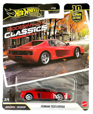 Hot Wheels Ferrari Testarossa 2/5 Modern Classics 2026 1:64 Modellauto Sport Rot
