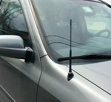 11" inch Antenna Rubber Mast Black Power Radio AM/FM for Honda CR-V 2002-2006