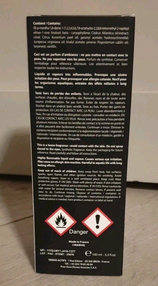 Home Perfume / Ambiente Perfume Disney Hotel New York Marvel Foto 4 de 4