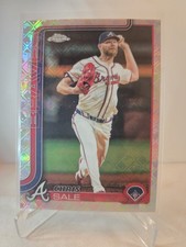 2025 Topps Chrome Logofractor Edition - Chris Sale #182 Braves - 5a