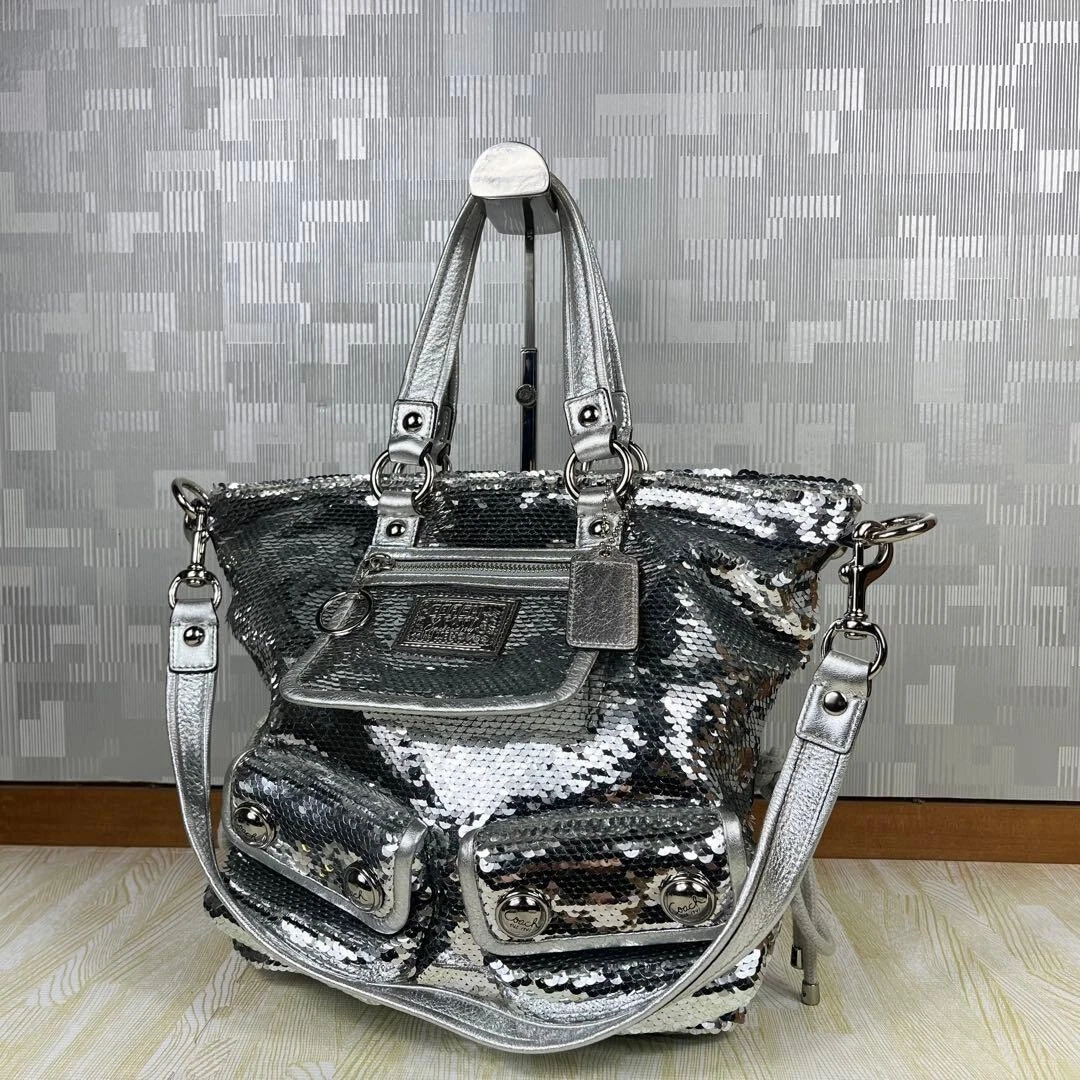 Coach Poppy Sequin Bags & Handbags for Women for sale - eBay