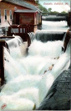 Cascade, OAKLAND, Maine Postcard - Metropolitan News