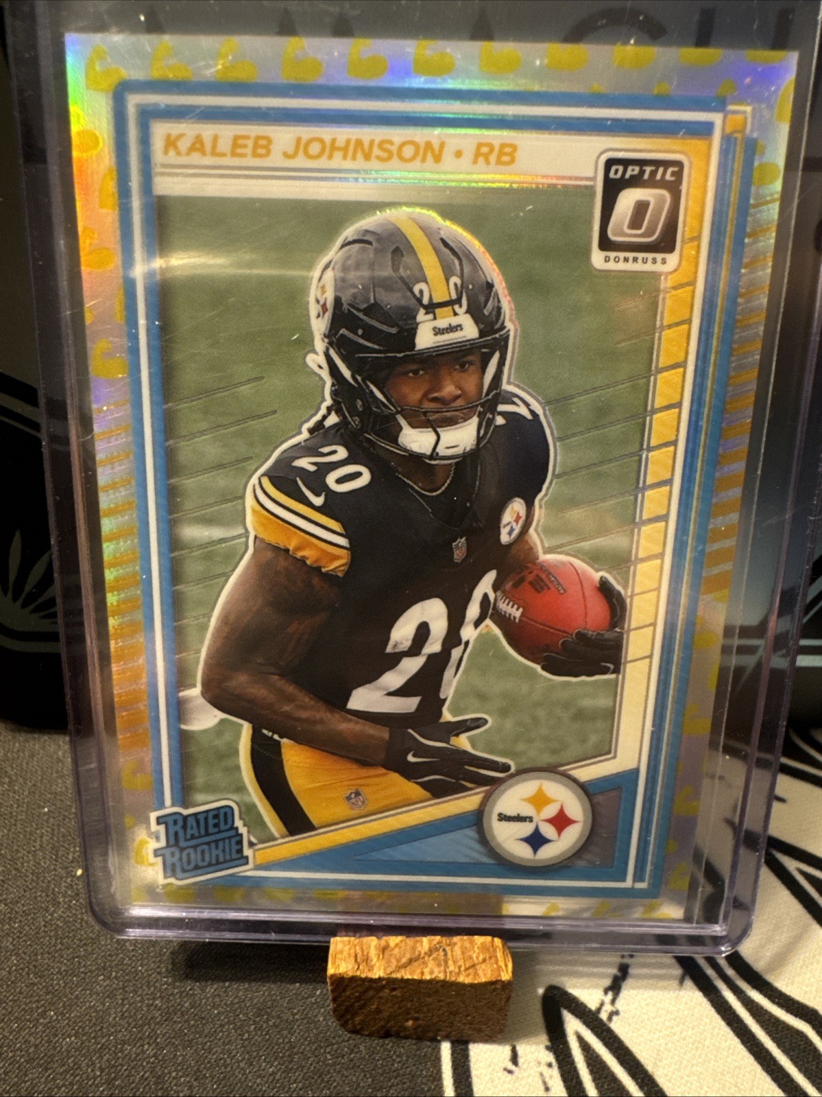 2025 Donruss Optic- Flex Emoji Prizm Kaleb Johnson  199 (RC) #232