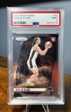 2024 Panini Prizm WNBA Caitlin Clark #22 PSA 9 Mint Indiana Fever