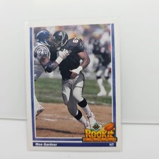 Moe Gardner 1991 Upper Deck Rookie NFL Football Card. rookie card picture