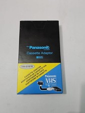 VHS/C Cassette Adaptor PANASONIC VW-GTE7E SVHS Camcorder Converter Tape Adapter