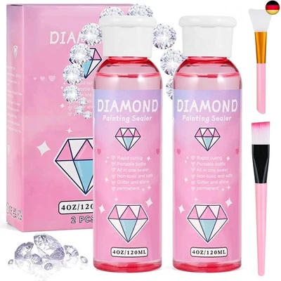 MARKE CIEEX Cieex Diamond Painting Versiegelung, Diamant Painting Zubehör, Durchsichtig